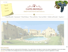 Tablet Screenshot of castelbrunello.com
